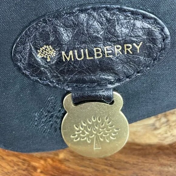 Mulberry Alexa Black Leather Oversized Satchel Purse - Picture 7 of 16